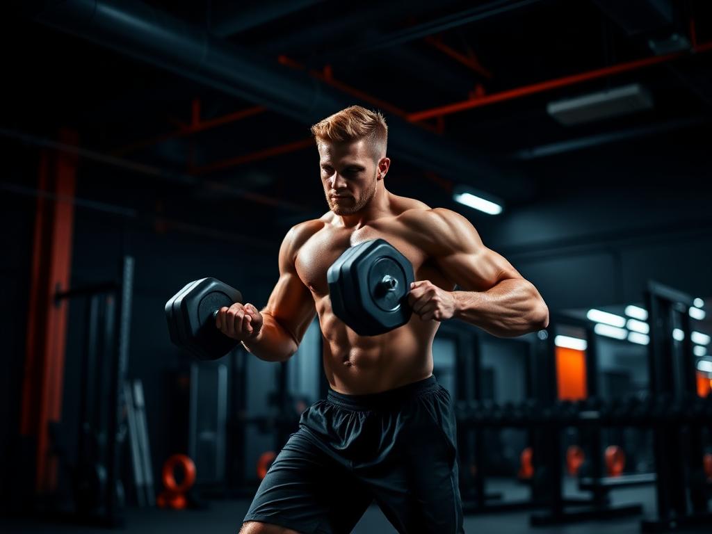 Example website concept for Northside Fitness showing an athlete training
