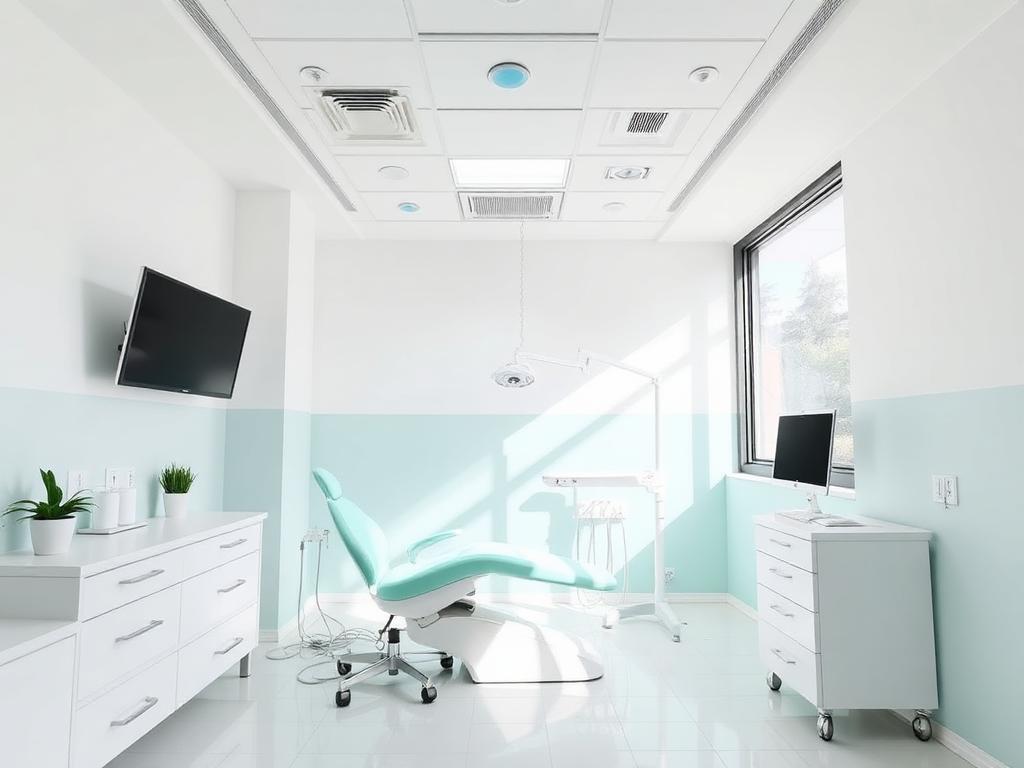 Example website concept for Willow Dental Care showing a bright clinic room